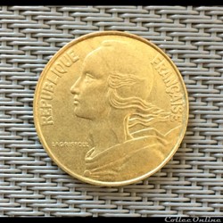 20 centimes 1991 marianne