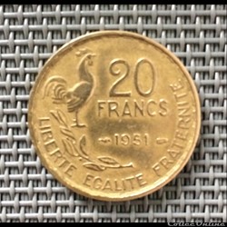 20 francs 1951