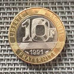 10 francs 1991
