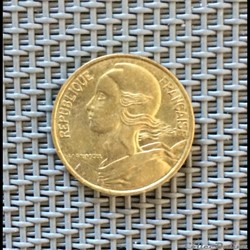 5 centimes 1988 marianne