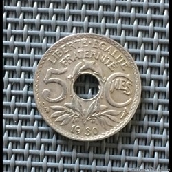5 centimes 1930