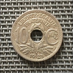 10 centimes 1923 éclair