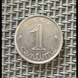 1 centime 1967 épi