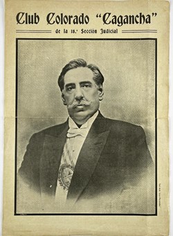 Pamphlet of the "Club Colorado Cagancha de la 18ª Sección Judicial" Uruguay
