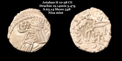 [S.63.14] Drachme Artaban II