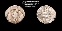 [S.88.18] Drachme Vologases VI
