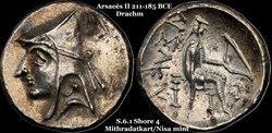 [S.06.1] Drachme Arsacès II