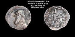 [S.26.14] Drachme Mithradates II