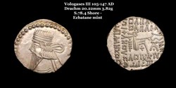 [S.78.4] Drachme Vologase III