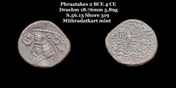 [S.56.13] Drachme Phraataces