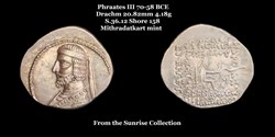 [S.36.12] Drachme Phraates III