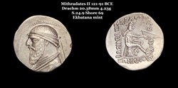 [S.24.9] Drachme Mithradates II