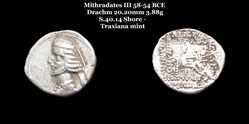 [S.40.14] Drachme Mithridates III