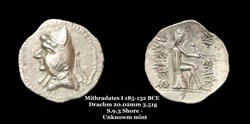 [S.09.3] Drachme Phriapathius/Mithradates I