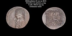 [S.28.1] Drachme Mithradates II