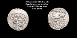 [S.56.14v] Drachme Phraataces