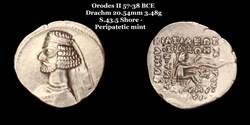 [S.43.5] Drachme Orodes II