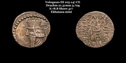 [S.78.8] Drachme Vologases III