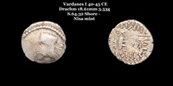 [S.64.32] Drachme Vardanes I
