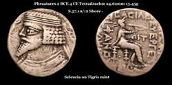 [S.57.10/12] Tétradrachme Phraates V