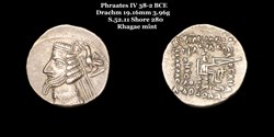 [S.52.11] Drachme Phraates IV