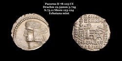 [S.73.11] Drachme Pacorus II