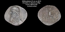 [S.26.4] Drachme Mithradates II