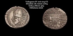 [S.89.3] Drachme Artaban IV