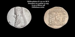 [S.28.5] Drachme Mithradates II