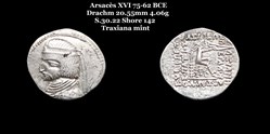 [S.30.22] Drachme Arsacès XVI