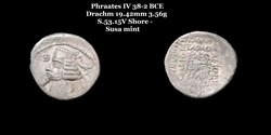 [S.53.15V] Drachme Phraates IV