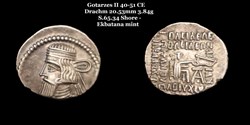 [S.65.34] Drachme Gotarzes II