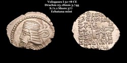[S.71.1] Drachme Vologases I