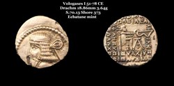 [S.70.13] Drachme Vologase I
