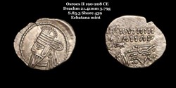 [S.85.3] Drachme Osroes II
