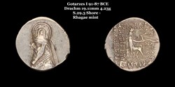 [S.29.3] Drachme Gotarzes I