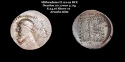 [S.24.16] Drachme Mithradates II