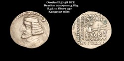 [S.46.17] Drachme Orodes II