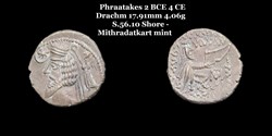 [S.56.10] Drachme Phraataces