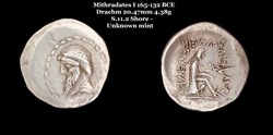 [S.11.2] Drachme Mithradates I