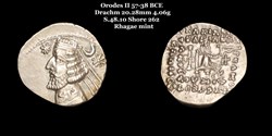 [S.48.10] Drachme Orodes II