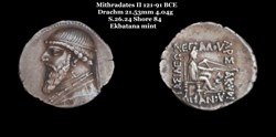 [S.26.24] Drachme Mithradates II