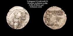 [S.88.18] Drachme Vologase VI