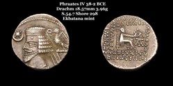 [S.54.7] Drachme Phraates IV