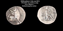 [S.09.1] Drachme Mithradates I