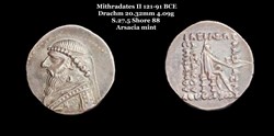 [S.27.5] Drachme Mithradates II
