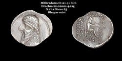 [S.27.1] Drachme Mithradates II