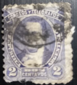 Argentine 1888 - Personalities, Inscription - "CORREOS Y TELEGRAFOS" 2C Oblitéré