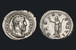Denier Maximin I de Thrace PAX AVGVSTI
