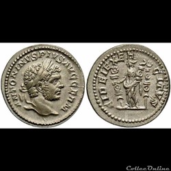 Caracalla - denier hybride FIDEI EXERCITVS